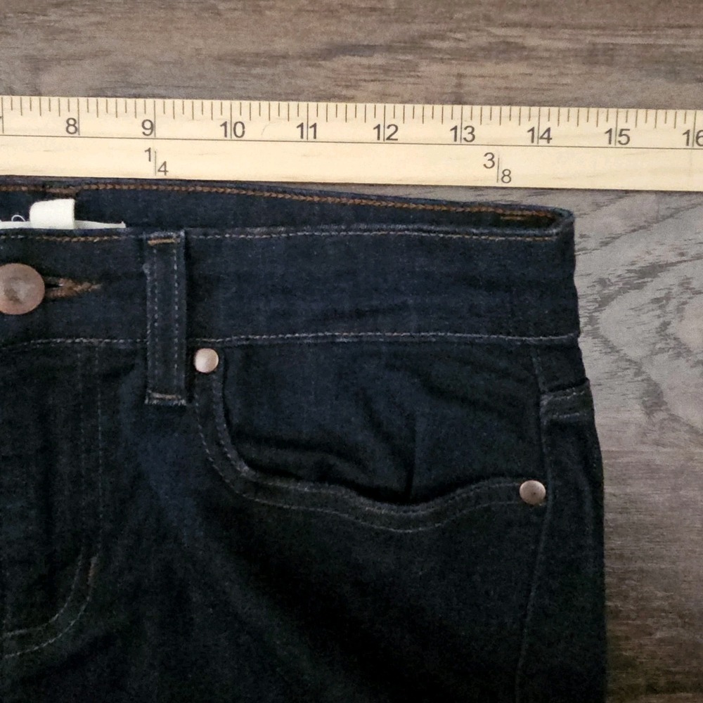 EILEEN FISHER Organic Cotton Stretch Skinny Soft Denim Blue Jeans Size 6 Petite - Picture 3 of 8